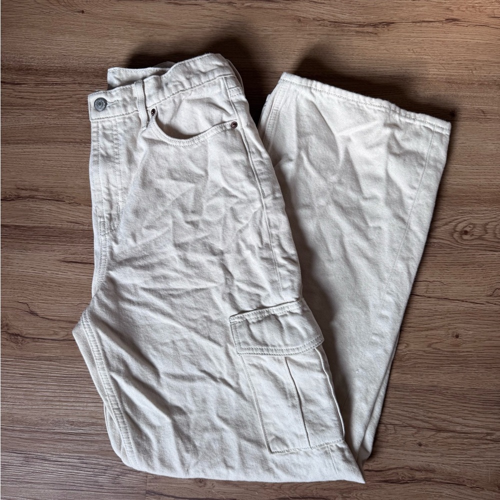 Old Navy sky hi wide leg jeans